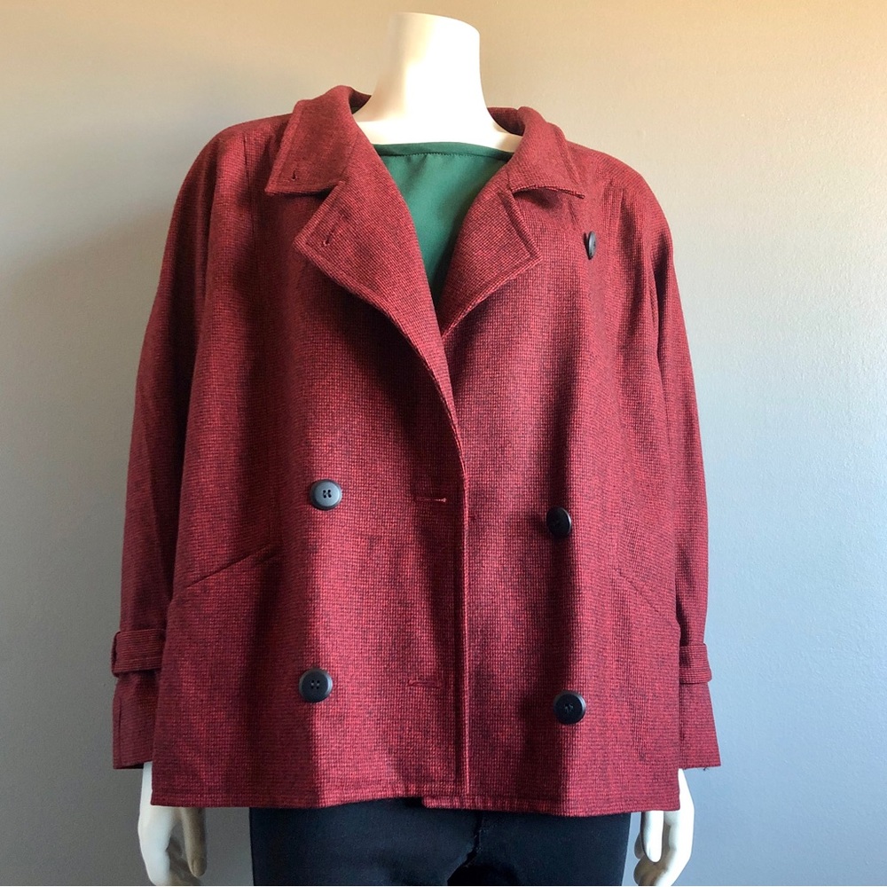 Vintage Christian Dior Double-Breasted Wool Coat